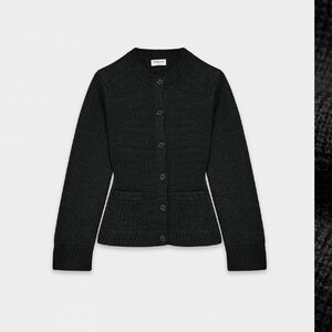 Aritzia Black Button-Up Cardigan